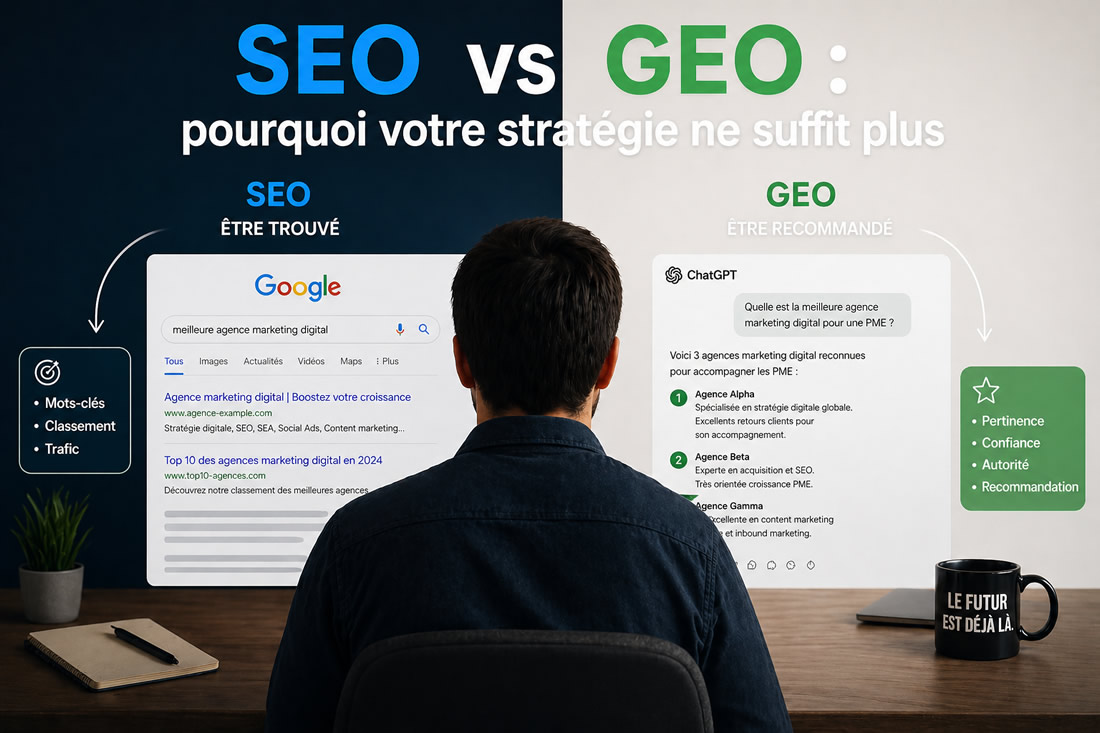 SEO vs GEO : pourquoi votre stratégie ne suffit plus